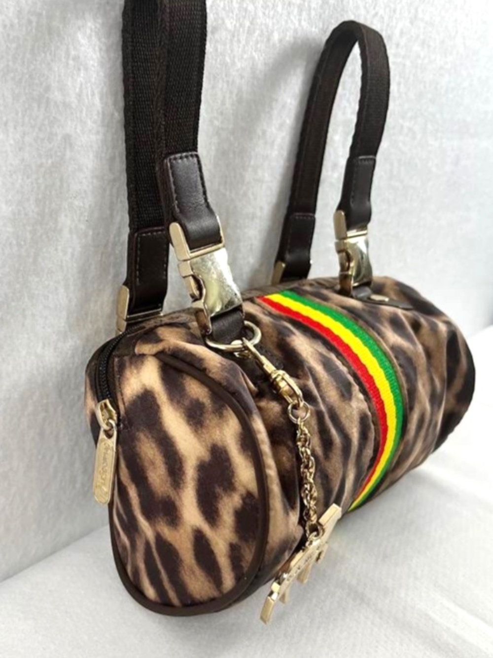 VTG y2k LeSportsac x L.A.M.B. Gwen Stefani Leopard Ra… - Gem